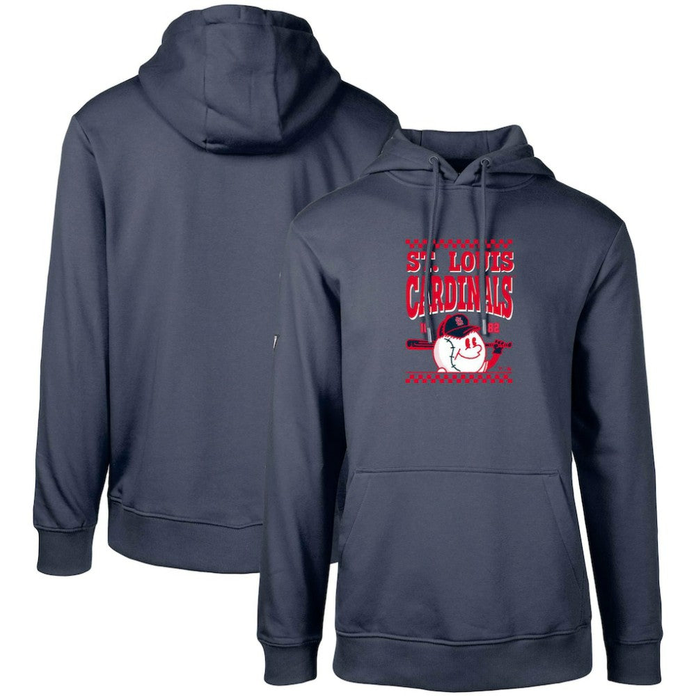 St. Louis Cardinals Levelwear Podium Inaugural Pullover Hoodie - Navy