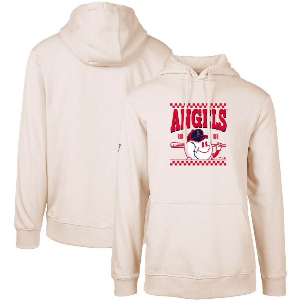 Los Angeles Angels Levelwear Podium Inaugural Pullover Hoodie - Cream