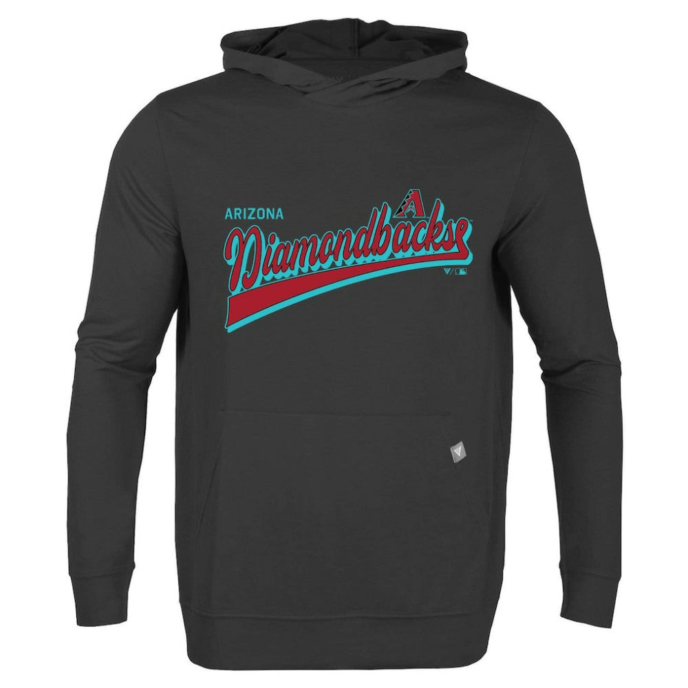 Arizona Diamondbacks Levelwear Relay 2.0 Retro Pullover Hoodie - Black
