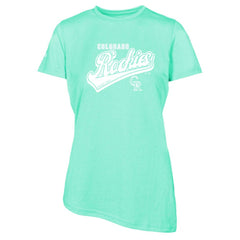 Colorado Rockies Levelwear Women's Birch Sweep T-Shirt - Mint