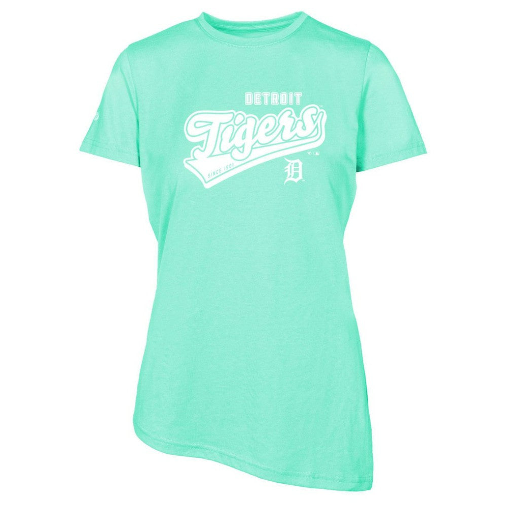 Detroit Tigers Levelwear Women's Birch Sweep T-Shirt - Mint