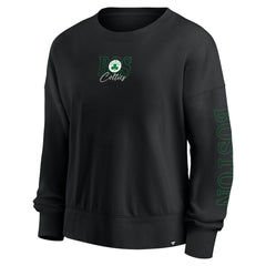 Boston Celtics Women's Oversized Game Day Pullover Sweatshirt - Black | Fanatics discount
