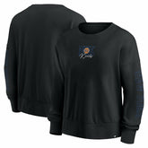 New York Knicks Women's Oversized Game Day Pullover Sweatshirt - Black | Fanatics cheap