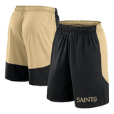 New Orleans Saints Launch Shorts - Black/Gold cheap