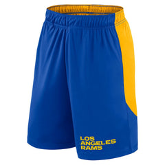 Los Angeles Rams Launch Shorts - Royal/Gold online