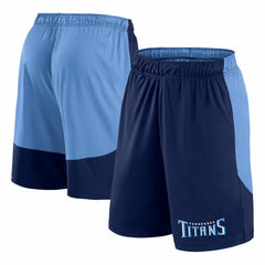 Tennessee Titans Launch Shorts - Navy/Light Blue sale