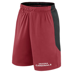 Arizona Cardinals Launch Shorts - Cardinal/Black sale