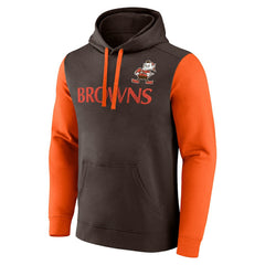 Cleveland Browns Fleece Pullover Hoodie - Brown sale