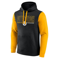 Pittsburgh Steelers Outline Pullover Hoodie - Black/Gold online