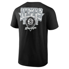 Brooklyn Nets Logo Athletic Never Over T-Shirt - Black discount