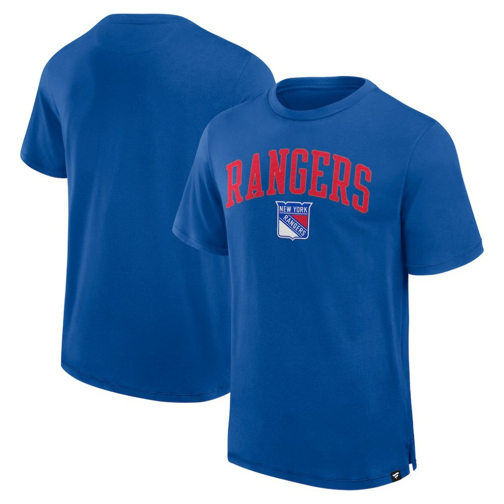 New York Rangers Fanatics Elevated Pima T-Shirt Royal