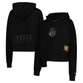 Vegas Golden Knights Pro Standard Women's Jewels Cropped Pullover Hoodie Black