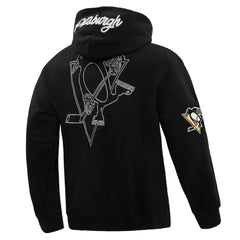 Pittsburgh Penguins Pro Standard Paint the City Pullover Hoodie Black