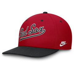 Boston Red Sox Cooperstown Collection Pro Performance Snapback Hat - Red/Navy | Nike