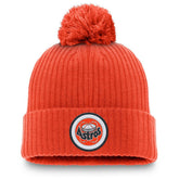 Houston Astros Cooperstown Collection Patch Cuffed Knit Hat with Pom - Orange | Nike