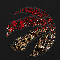 Toronto Raptors Pro Standard Women's Jewels Boxy Cropped T-Shirt - Black on sale
