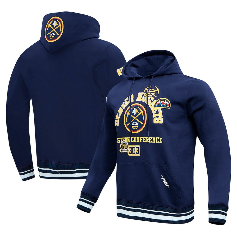Denver Nuggets Pro Standard Area Code Pullover Hoodie sale - Navy discount