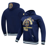 Denver Nuggets Pro Standard Area Code Pullover Hoodie sale - Navy discount