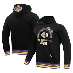 Los Angeles Lakers Pro Standard Area Code Pullover Hoodie - Black sale