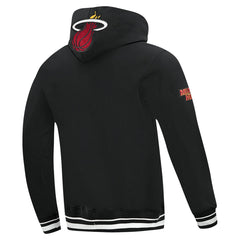 Miami Heat Pro Standard Area Code Pullover Hoodie - Black on sale