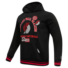 Portland Trail Blazers Pro Standard Area Code Pullover Hoodie - Black sale