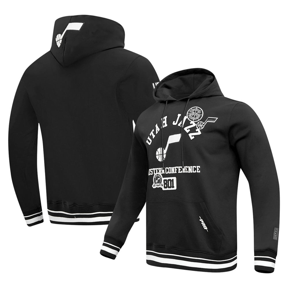 Utah Jazz Pro Standard Area Code Pullover Hoodie - Black shop
