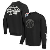 Washington Wizards Pro Standard Paint the City Pullover Sweatshirt - Black on sale