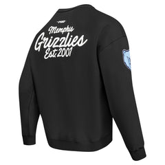 Memphis Grizzlies Pro Standard Paint the City Drop Shoulder Sweatshirt - Black for sale