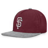 San Francisco Giants Front Office Snapback Hat - Wine