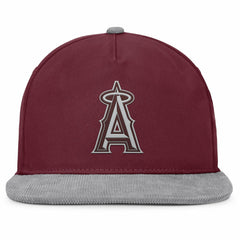 Los Angeles Angels Front Office Snapback Hat - Wine