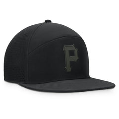 Pittsburgh Pirates Horizon Snapback Hat - Black