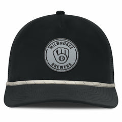 Milwaukee Brewers Signature A-Frame Adjustable Hat - Black