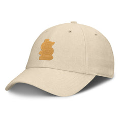 St. Louis Cardinals Front Office Leather Patch Adjustable Hat - Cream