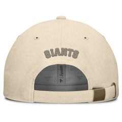 San Francisco Giants Front Office Leather Patch Adjustable Hat - Cream