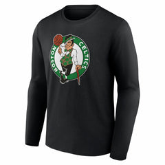 Boston Celtics Primary Logo Long Sleeve T-Shirt - Black on sale