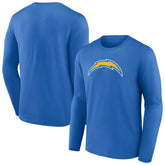 Los Angeles Chargers Primary Logo Long Sleeve T-Shirt - Powder Blue for sale