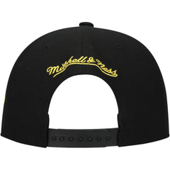 Boston Bruins Mitchell & Ness Core Team Script 2.0 Snapback Hat Black