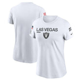 Las Vegas Raiders Women's 2024 Salute To Service Legend Performance T-Shirt - White | Nike discount