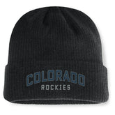 Colorado Rockies Andee Cuffed Knit Hat - Black