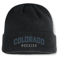 Colorado Rockies Andee Cuffed Knit Hat - Black
