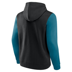 San Jose Sharks Logo Athletic Deliver Fleece Pullover Hoodie Black