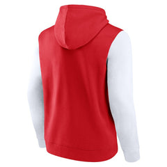 Detroit Red Wings Logo Athletic Deliver Fleece Pullover Hoodie Red