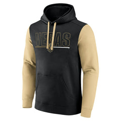 Vegas Golden Knights Logo Athletic Deliver Fleece Pullover Hoodie Black