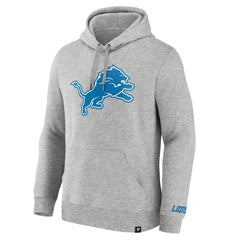 Detroit Lions Legacy Fleece Pullover Hoodie - Heather Gray discount