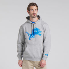 Detroit Lions Legacy Fleece Pullover Hoodie - Heather Gray discount