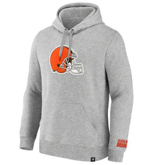 Cleveland Browns Legacy Fleece Pullover Hoodie - Heather Gray for sale