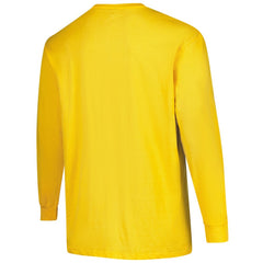San Diego Padres Profile Big & Tall Two-Hit Long Sleeve T-Shirt - Gold