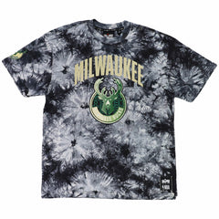 Milwaukee Bucks NBA x Two Hype Unisex Culture & Hoops Tie-Dye T-Shirt - Black outlet