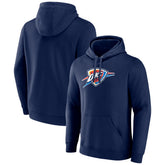 Oklahoma City Thunder Primary Logo Pullover Hoodie - Navy outlet