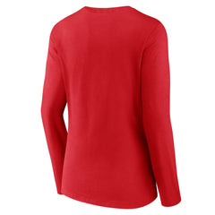 New Orleans Pelicans Women's Primary Logo Long Sleeve V-Neck T-Shirt - Red online